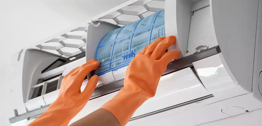 AC Filter Cleaning in Dorchester