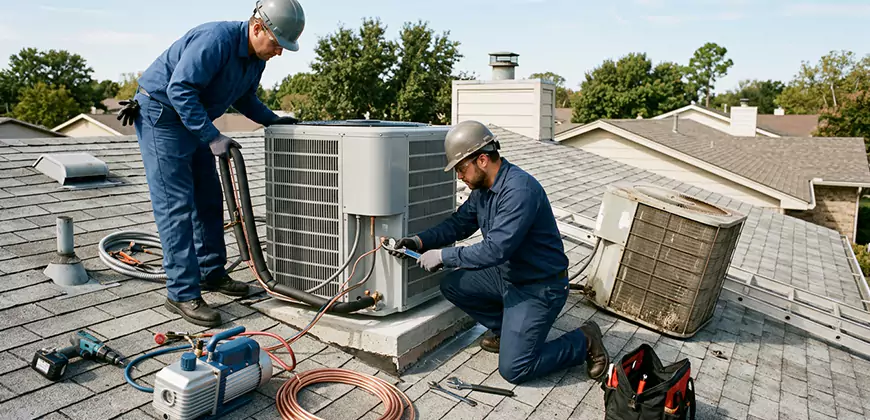 Condensing Unit Installation in Dorchester