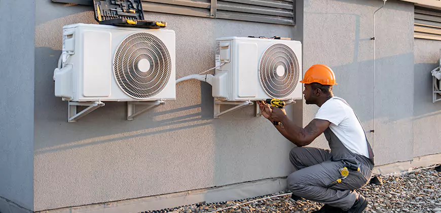 Split-System Outdoor Unit Cleaning in Dorchester