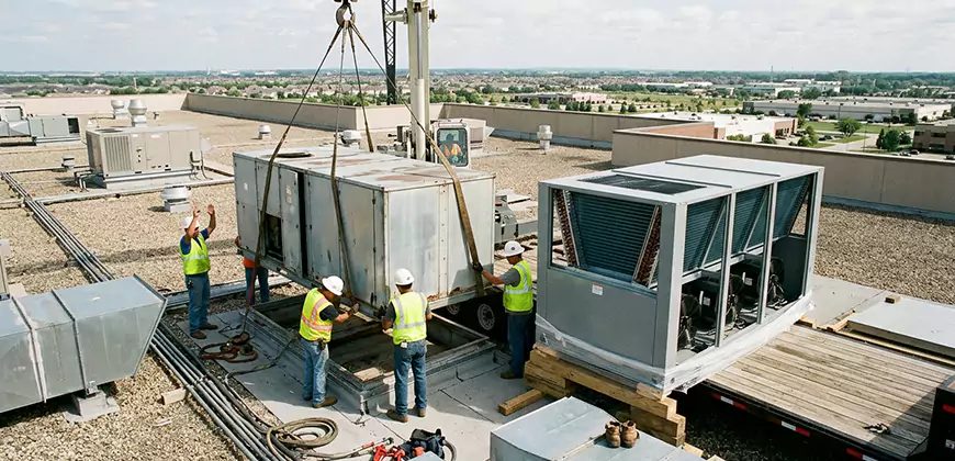 Commercial Air Handling Unit Replacement in Dorchester